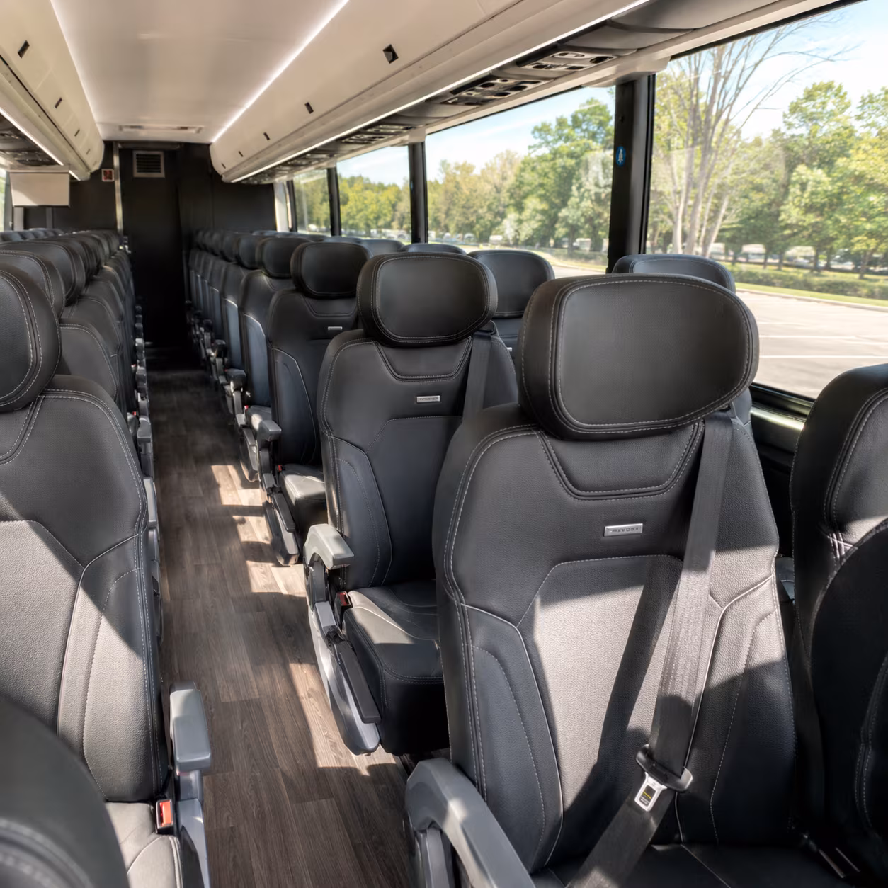 Charter Bus Interior