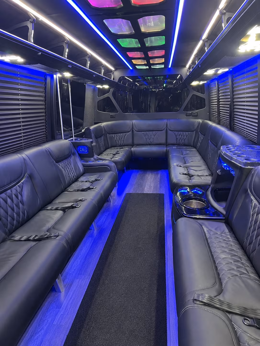 Ventura Birthday, Sweet 16, & Quinceañera Transportation party bus exterior