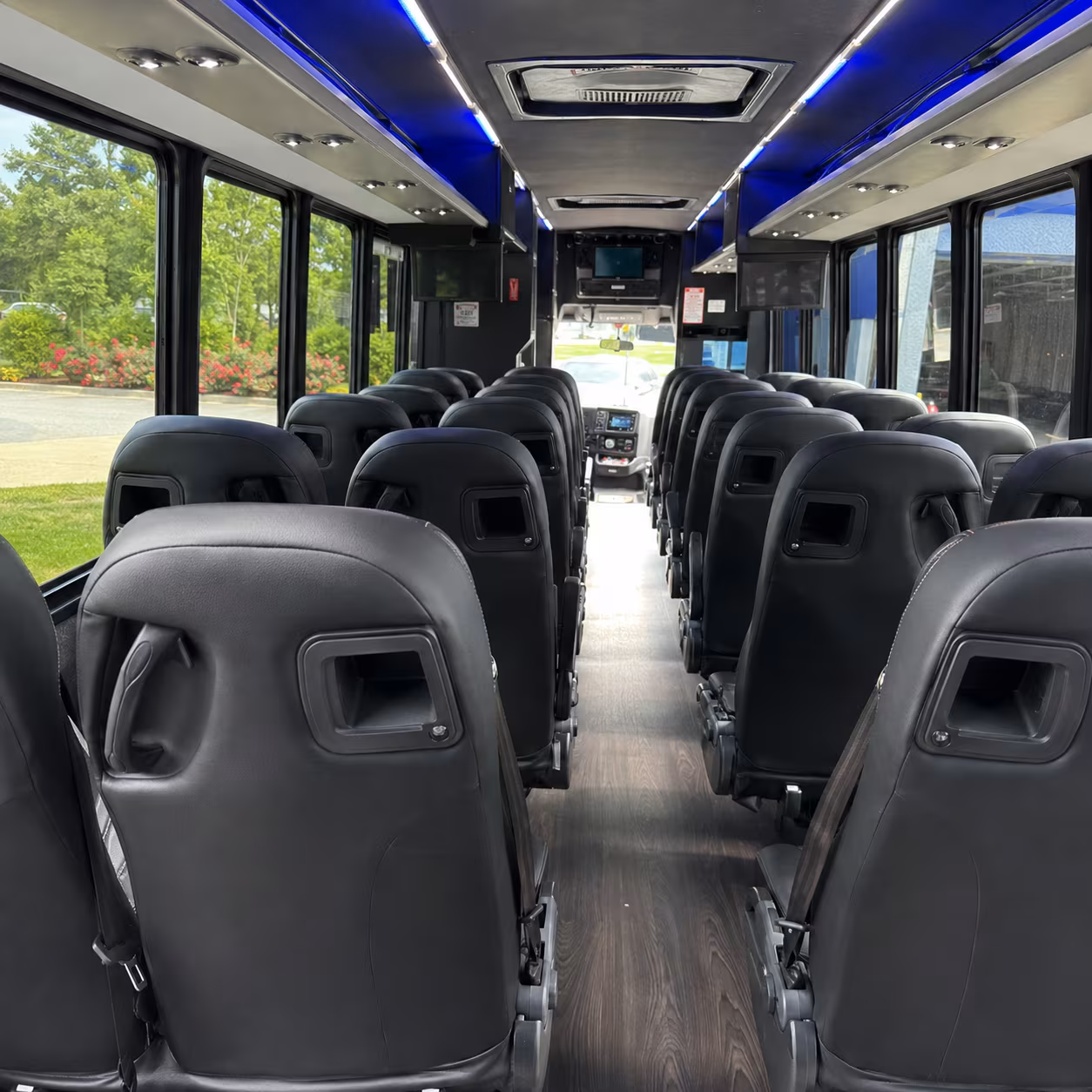 Ventura Corporate Transportation party bus exterior