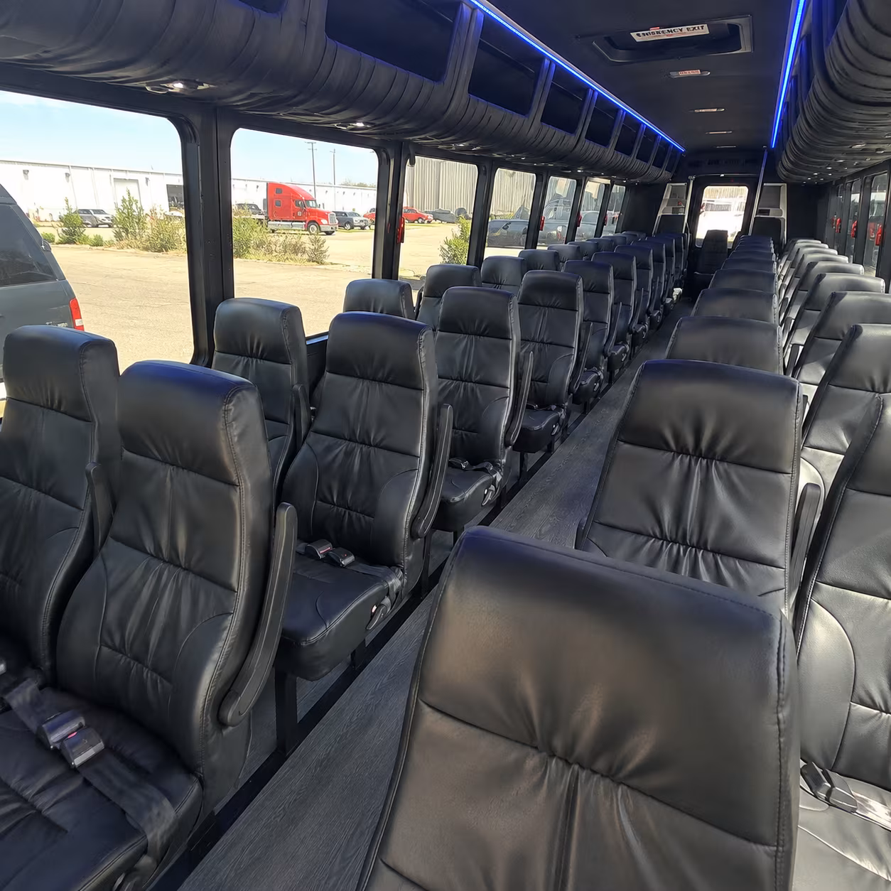 Ventura Corporate Transportation party bus exterior