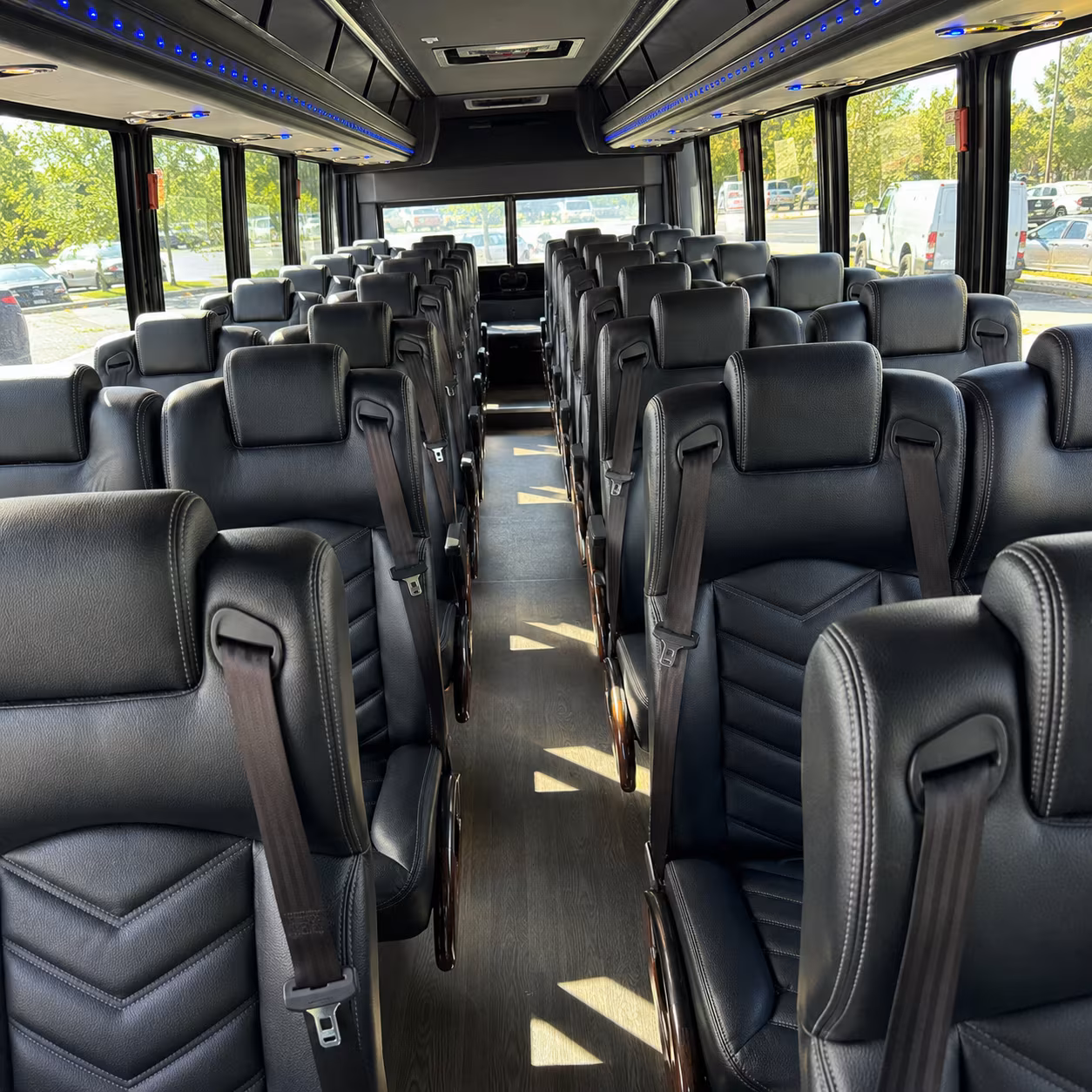 Ventura Corporate Transportation party bus exterior