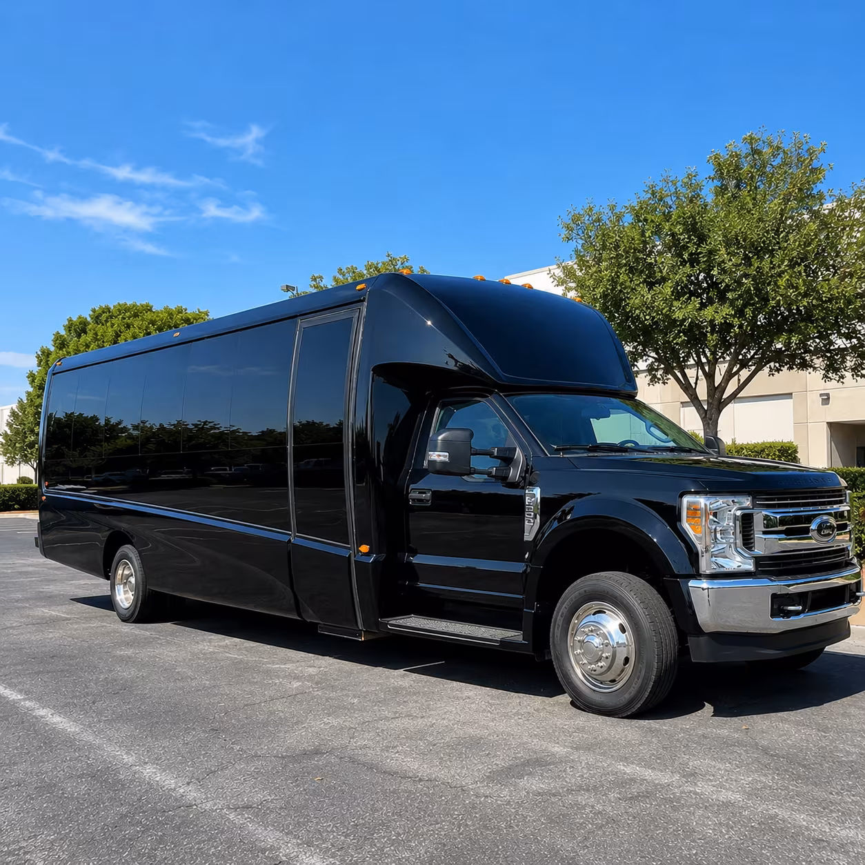 Ventura School Event Transportation party bus exterior