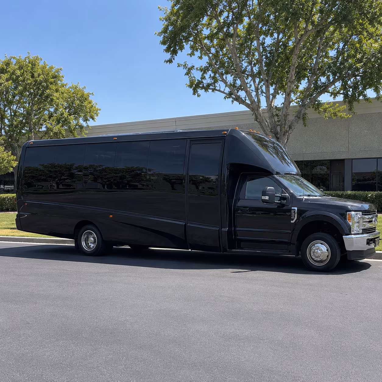 Ventura Sporting Event Transportation party bus exterior
