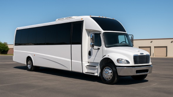 Exterior of Ventura Party Bus Company's 20 Passenger Party Bus in Thousand Oaks
