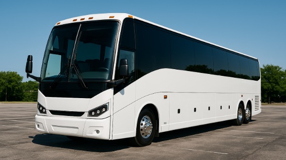 Exterior of Ventura Party Bus Company's 40 Passenger Party Bus in Thousand Oaks