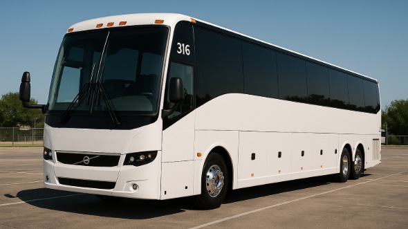 Exterior of Ventura Party Bus Company's 45 Passenger Charter Bus in Ventura