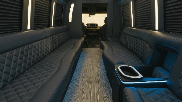 ventura 50 passenger party bus interior